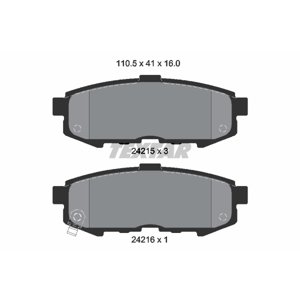TEXTAR Sada brzdových platničiek kotúčovej brzdy 2421501