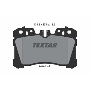 TEXTAR Sada brzdových platničiek kotúčovej brzdy 2424501
