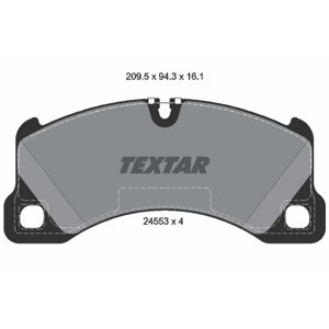 TEXTAR Sada brzdových platničiek kotúčovej brzdy 2455301