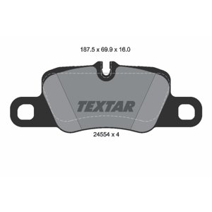 TEXTAR Sada brzdových platničiek kotúčovej brzdy 2455402