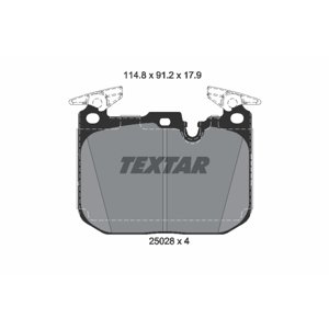 TEXTAR Sada brzdových platničiek kotúčovej brzdy 2502805