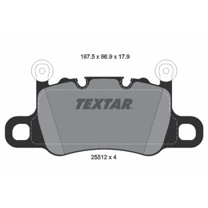 TEXTAR Sada brzdových platničiek kotúčovej brzdy 2551201