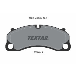 TEXTAR Sada brzdových platničiek kotúčovej brzdy 2556601