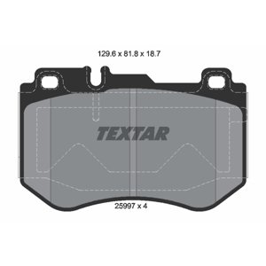TEXTAR Sada brzdových platničiek kotúčovej brzdy 2599701