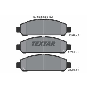 TEXTAR Sada brzdových platničiek kotúčovej brzdy 2599901