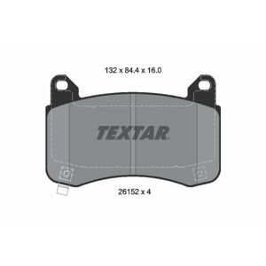 TEXTAR Sada brzdových platničiek kotúčovej brzdy 2615201
