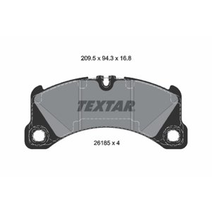 TEXTAR Sada brzdových platničiek kotúčovej brzdy 2618501