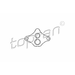 TOPRAN Tesnenie, AGR-Ventil 206614