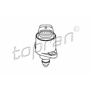 TOPRAN Regulačný ventil voľnobehu (Riadenie prívodu vzduchu) 721460