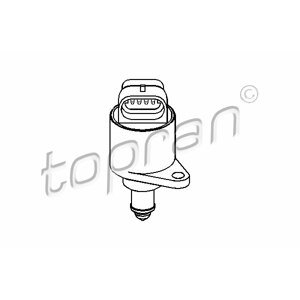 TOPRAN Regulačný ventil voľnobehu (Riadenie prívodu vzduchu) 721463