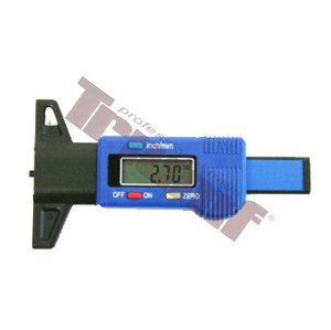 Digitálny merač hĺbky dezénu pneumatík, rozsah 0 - 28 mm