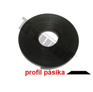 PP pásik 11,0 mm široký čierny, celkom 9 m