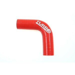 Silikónová hadica - koleno 90° Red 45 mm XL