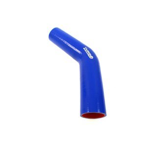 Silikónová hadica - koleno 45° Pro Blue 35 mm XL