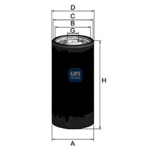 UFI Olejový filter 2314400