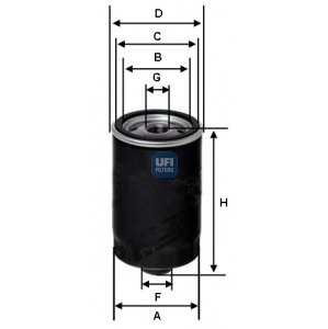 UFI Olejový filter 2315603