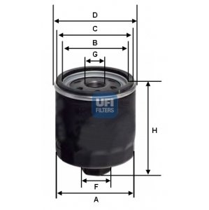 UFI Olejový filter 2342800