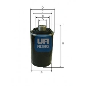 UFI Olejový filter 2349300