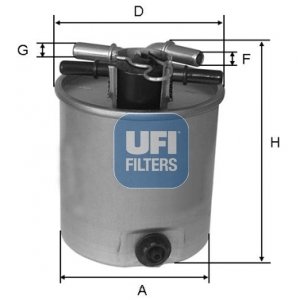 UFI Palivový filter 2402601