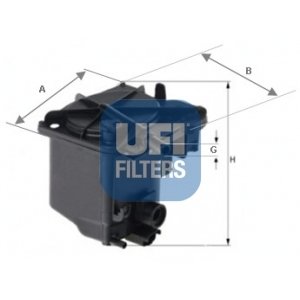 UFI Palivový filter 2402700