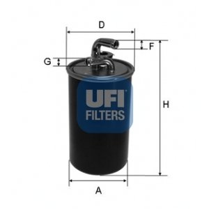 UFI Palivový filter 2403000