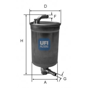 UFI Palivový filter 2407200