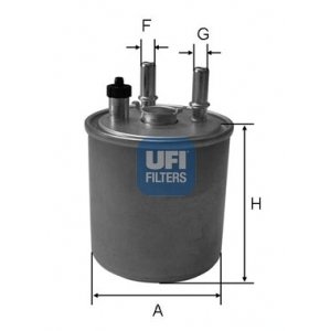 UFI Palivový filter 2407300