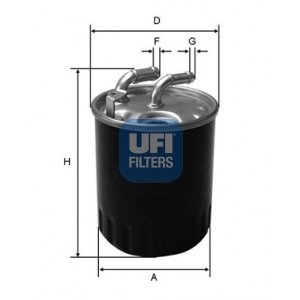 UFI Palivový filter 2407700