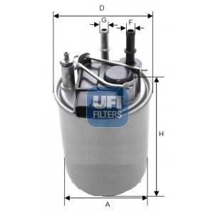 UFI Palivový filter 2408000