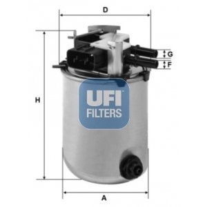 UFI Palivový filter 2409501