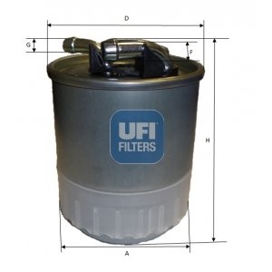 UFI Palivový filter 2410700