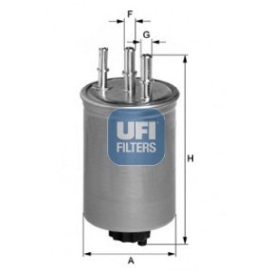 UFI Palivový filter 2411500