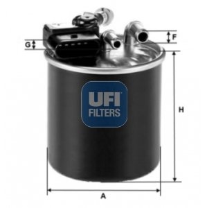 UFI Palivový filter 2415100
