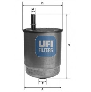 UFI Palivový filter 2416000