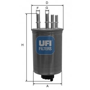 UFI Palivový filter 2419000