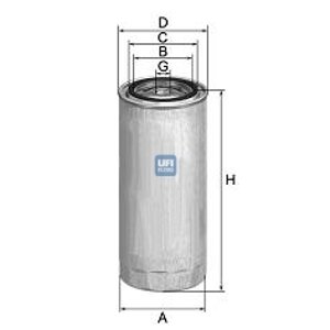 UFI Palivový filter 2430700