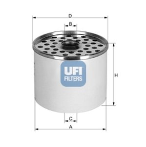 UFI Palivový filter 2436000