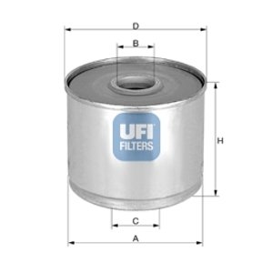 UFI Palivový filter 2436001