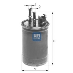 UFI Palivový filter 2440900