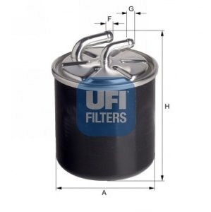 UFI Palivový filter 2443600