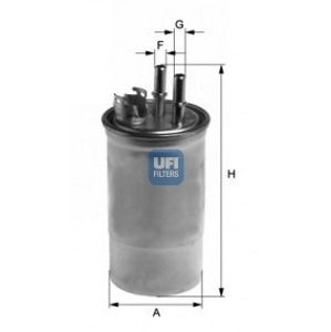 UFI Palivový filter 2445000