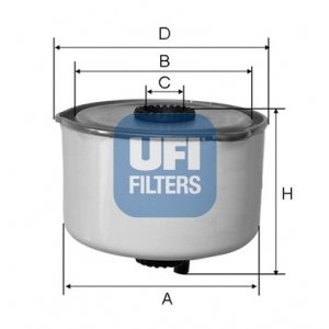 UFI Palivový filter 2445400