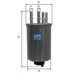 UFI Palivový filter 2445900