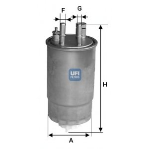 UFI Palivový filter 24ONE03