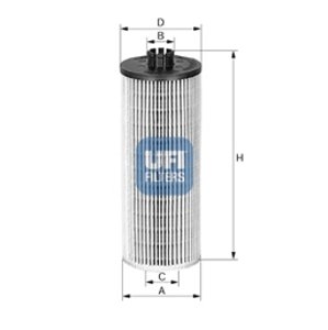 UFI Olejový filter 2500500