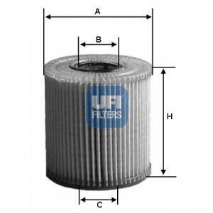 UFI Olejový filter 2500800