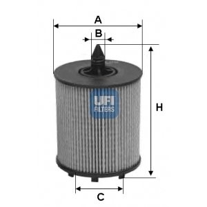 UFI Olejový filter 2502400