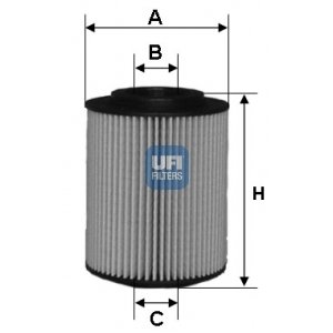 UFI Olejový filter 2507200