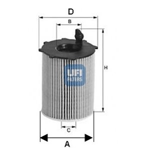 UFI Olejový filter 2510500