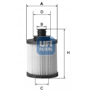 UFI Olejový filter 25.118.00